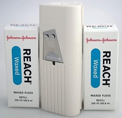 Dental Floss 200 Yd. Refill with Floss Dispenser (2 Refill + 1 Dispenser)