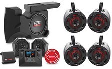 2014-18 Polaris Rzr Xp1000/900 (4) Tower Speakers+pods+amp+receiver+dash Kit+sub