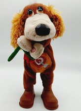 Dan Dee Dog Valentines Sings and Dances to Puppy Love 14" Valentines Day READ