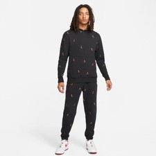 NIKE Jordan Essentials Holiday Jumpman Men's Tracksuit Large Black