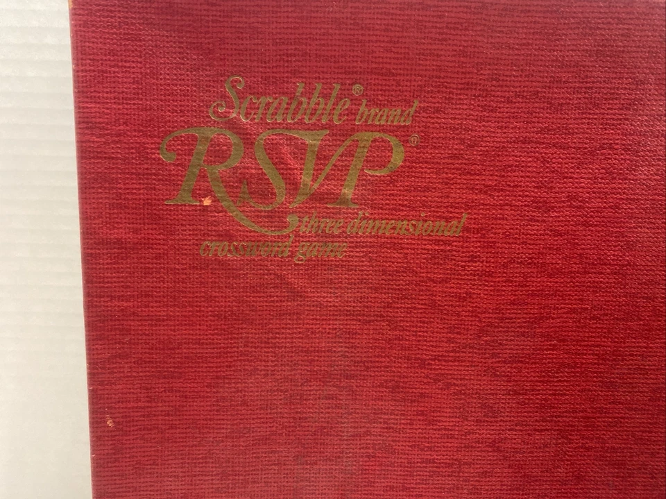1966 Scrabble R.S.V.P. Three Dimensional 3D Crossword Game Complete - Image 2 of 4