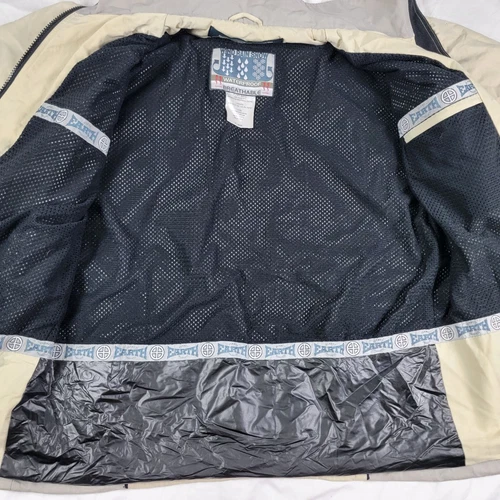 Planet Earth Products Mens XL Beige Waterproof Jacket Winter Rain Outdoors Camp image 3