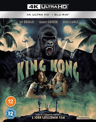KING KONG (1976) 4K UHD Blu-Ray BRAND NEW (4K disc is USA Compatible)