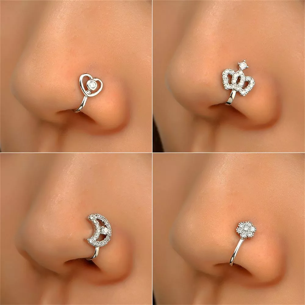 Nose ring cuff shop