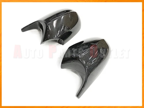M3 Stye Carbon Fiber Mirror Cover Replacement For BMW E90 LCI Sedan/Wagon 09-11