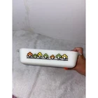 Vintage Milk Glass Baking Dish Flowers Square Casserole Pan Kitchen Decor