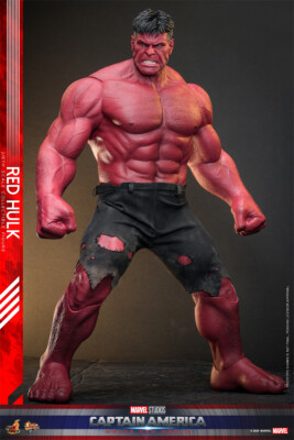 Hot Toys MMS797 1/6 Captain America Red Hulk Action Figure Model