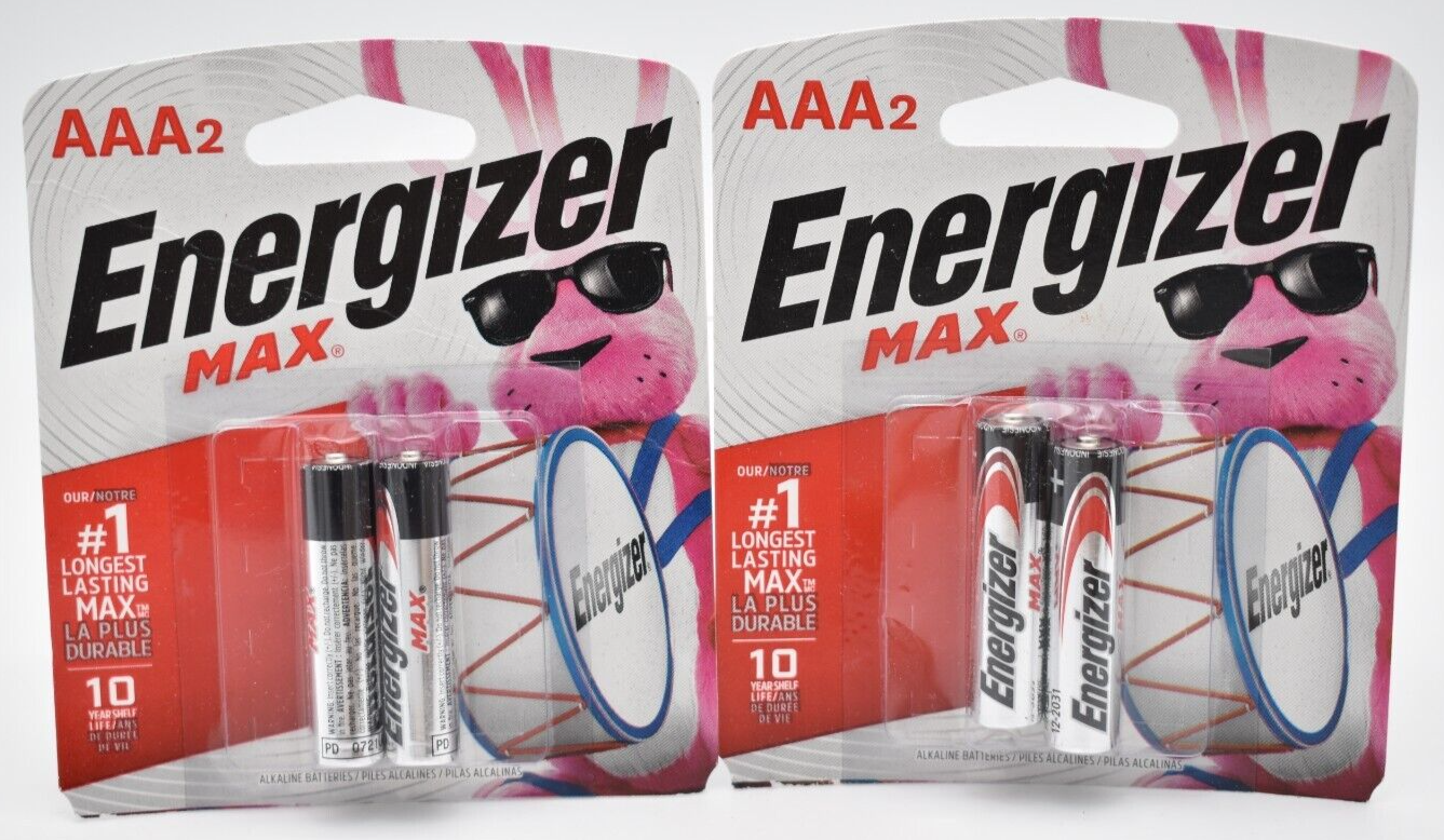 Energizer Max AAA Batteries / 2 pack / Exp: 12/2031-image