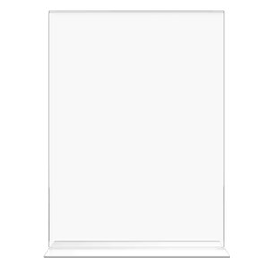 Sign Holder 8.5" x 11" Clear Plastic, Counter/Tabletop