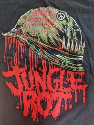 Jungle Rot  Black  Cotton All Size T-Shirt Gift For Friends TT1653