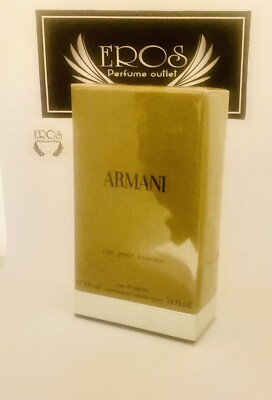 Armani Eau Pour Homme 3.4 EDT 100ml Classic Cologne For Men New