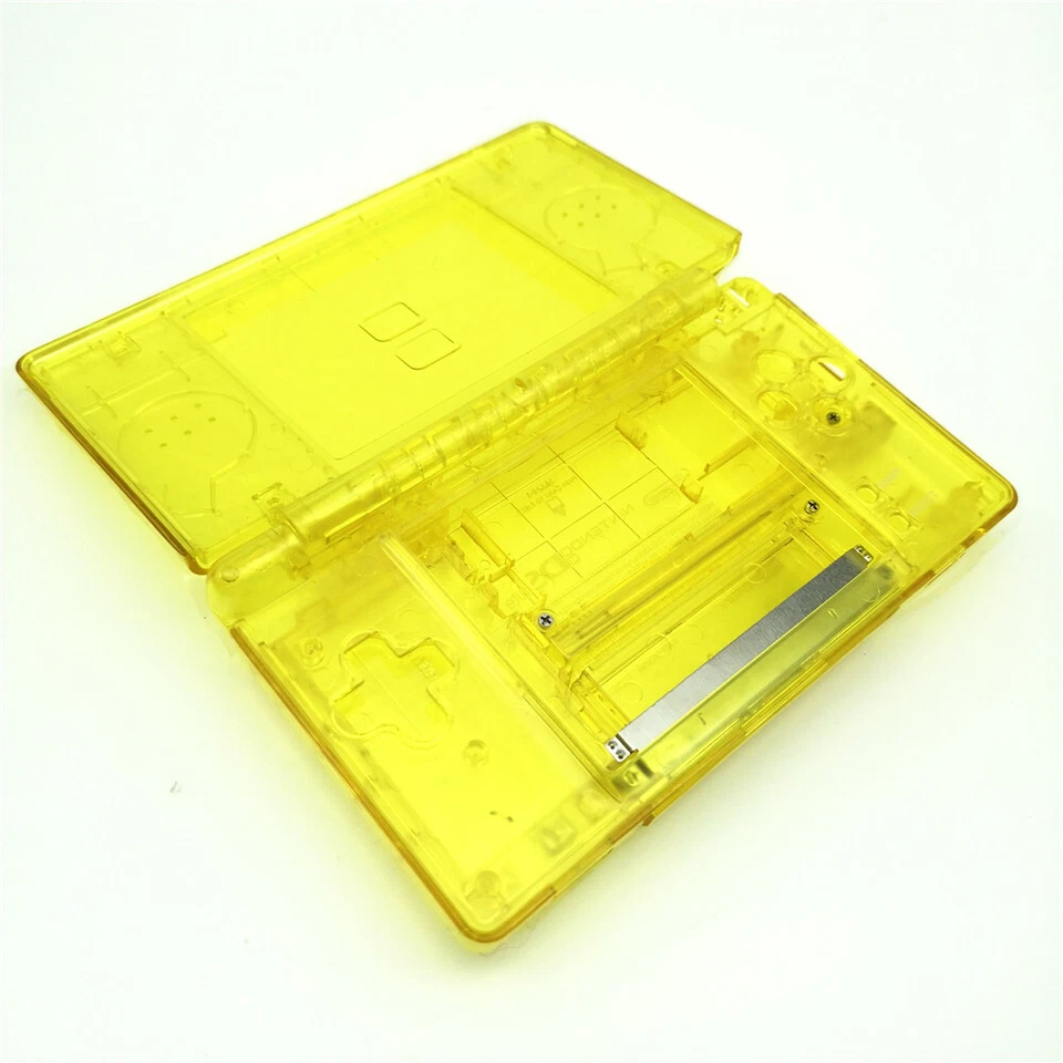 New Clear Yellow Full Housing Shell Case Buttons Tool Kits for Nintendo DSl NDSL - Image 3 of 4