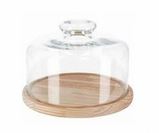Quesera madera con tapa cristal 24 x 12 c…
