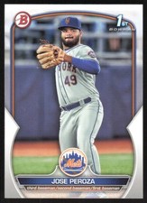 2023 Bowman Prospects 1st Bowman Card Jose Peroza #BP-149 New York Mets