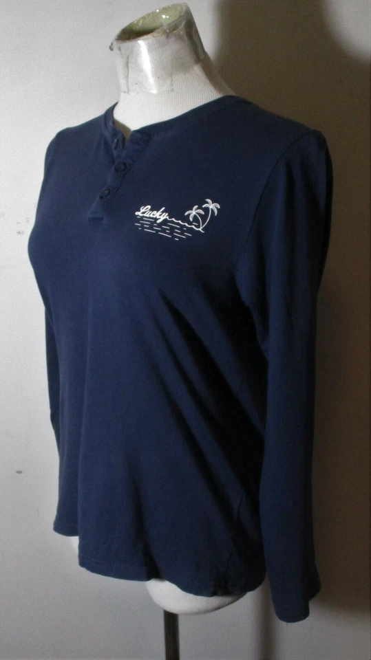 Prendas para dormir azul manga larga talla S LUCKY BRAND Foto 4 de 4