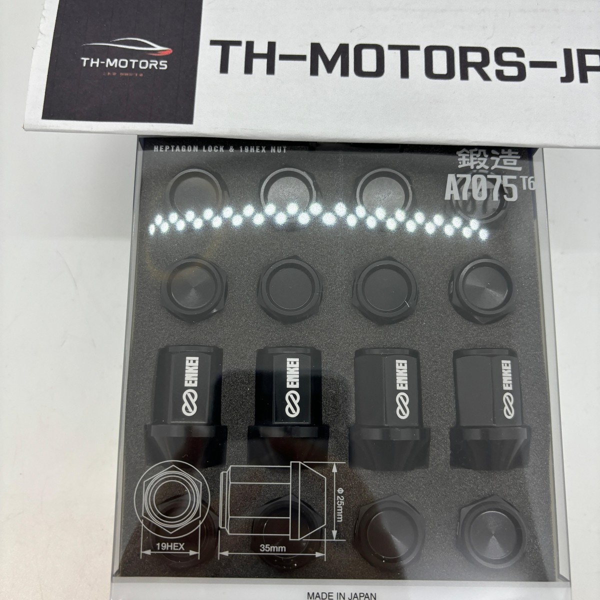 ウェア MMK7 ENKEI Lug Nut Lock Nuts Set 4H 19HEX 35mm M12 P1.25 12x1.25