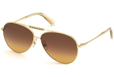 サングラス SWAROVSKI Woman Sunglasses Yellow Gold 0SK7021D 40132Q Sunglasses Swarovski SK 7021D (40132Q) SK7021D Woman | Free