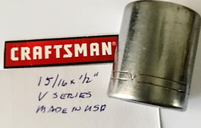 #ad Craftsman 15 16” X 1 2quot; 12 Pt 47513 V Series Made In USA Free USA Ship $8.46