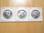1965 SMS 1966 SMS 1967 SMS Silver Kennedy Half Dollar 3 Coin Lot Set