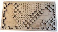 Octagonal Fractal Wooden Puzzle, Jigsaw Puzzl...
