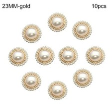 DIY Sewing Accessories Shiny Rhinestone Pearl Clothing Buttons Shirt Buttons