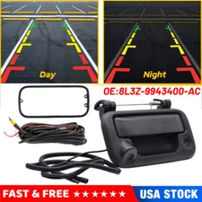 Tailgate Handle with Rear View Camera Backup Camera for Ford F150/F250/F350/F450