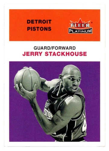 Fleer Jerry Stackhouse Basketball 2001-02 Season Sports Trading Cards & Accessories