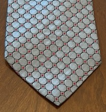 Vintage Tommy Hilfiger Blue Red 100 Imported Silk Men  s Neck Tie Made In USA