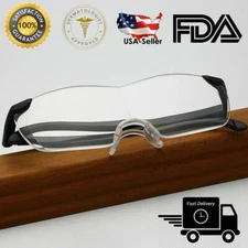 Big Vision Eye Glasses 1.6X Magnifying Eyewear Make Everything Bigger Clearer