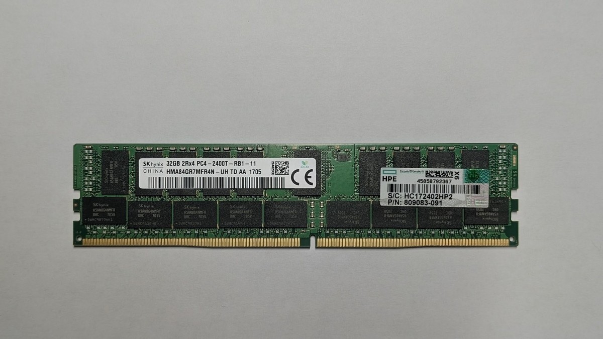 SK Hynix 2400 MHz DDR4 RAM Memory Module 32 GB (HMA84GR7MFR4NUH