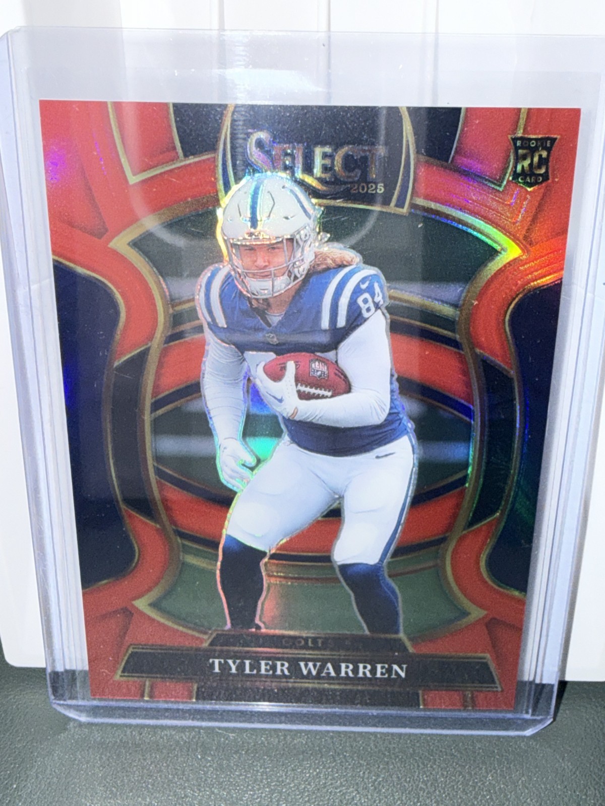 2025 Panini Select Football-Tyler Warren #33 Red Prizm /99