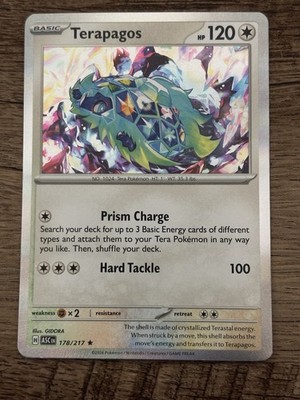 Pokémon TCG Terapagos 178/217 Basic Holo 120 HP