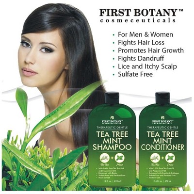 Tea Tree Oil Shampoo & Conditioner - Soothes Scalp & Senses