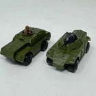 Matchbox Lesney Superfast Two Pack TP-13 Military Stoat & Weasel, loose