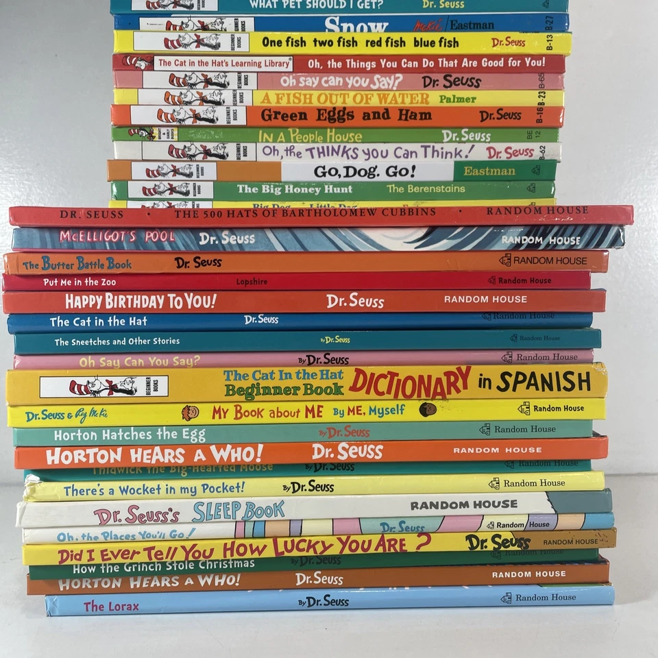 Lot of 50 Dr. Seuss Beginner Books / Bright & Early Children’s Hardcover Books Foto 2 de 4
