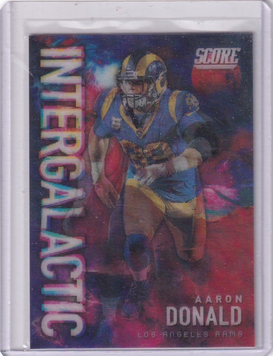2020 Score Intergalactic Aaron Donald #IG-18 CASE HIT 🔥