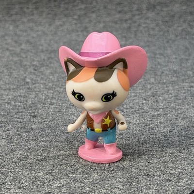Disney Sheriff Callies Wild West Series 2 Mini Figure Pink Hat Cat Figure Only
