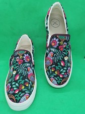 Inkkas Rooster Floral Slip On Comfortable Shoes US Men 6 / US Women 8 / EUR 39
