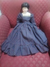 CHINA HEAD DOLL 26 INCHED CLASSIC AMERICAN 19 CENTURY STYLE DRESS