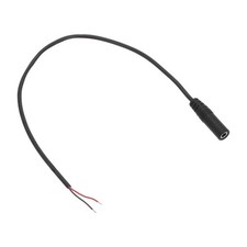 3.5mm Female Jack 1/8" TRS 2 Plug 34mm 26AWG Pole Cable, 19.7inches