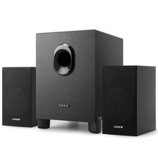 USB-Powered 2.1 Multimedia Speakers with Subwoofer, 16W, 3.5mm Input, PC/TV