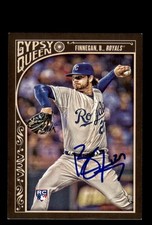 Signed Baseball Card Auto Brandon Finnegan 2015 Topps Gypsy Queen #54 Royals