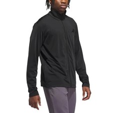 adidas Men's Tricot Track Jacket Full Zip Stand Collar Recycled Polyester M