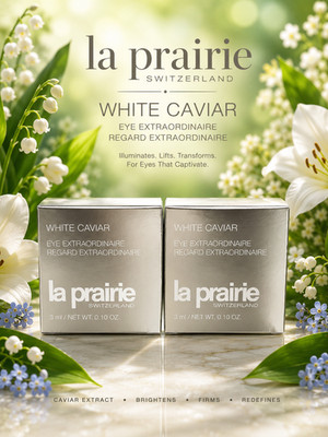 La Prairie White Caviar Eye Extraordinaire Regard Eye Cream 0.1 oz X 2New in Box