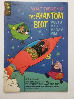 Walt Disney's The Phantom Blot #4 Gold Key Comics 1965 Mickey Mouse Pluto 