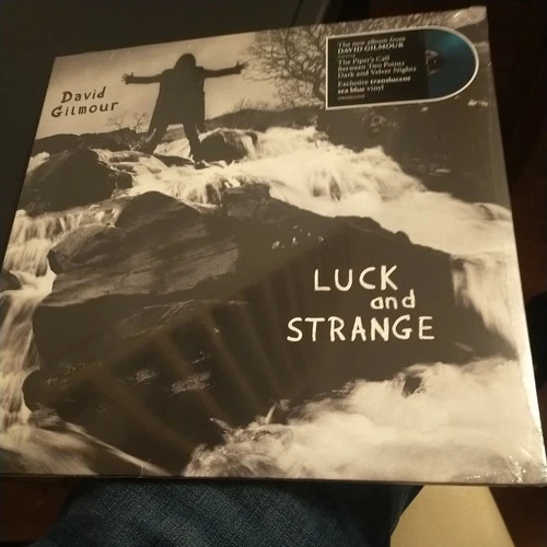 David Gilmour 'Luck And Strange' LP Translucent Sea Blue Vinyl NEW SEALED