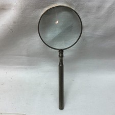 Small Vintage Magnifying Glass, Silver Color Bookshelf Decor, Office Decor Japan