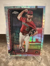 2025 Topps Chrome - Zac Gallen #4 Logofractor Refractor-AZ D-Backs MLB