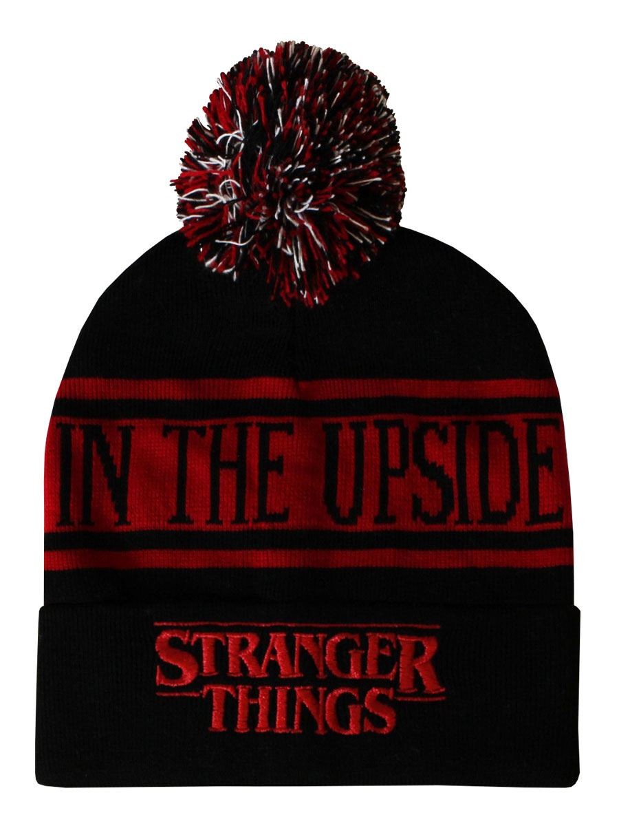 Stranger Things Beanie Upside Down Black