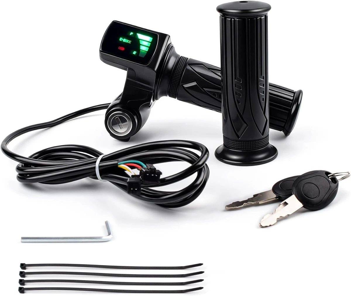 Poignée D'accélérateur Pour Ebike 48V 6 Pins - Étanche - Neuf